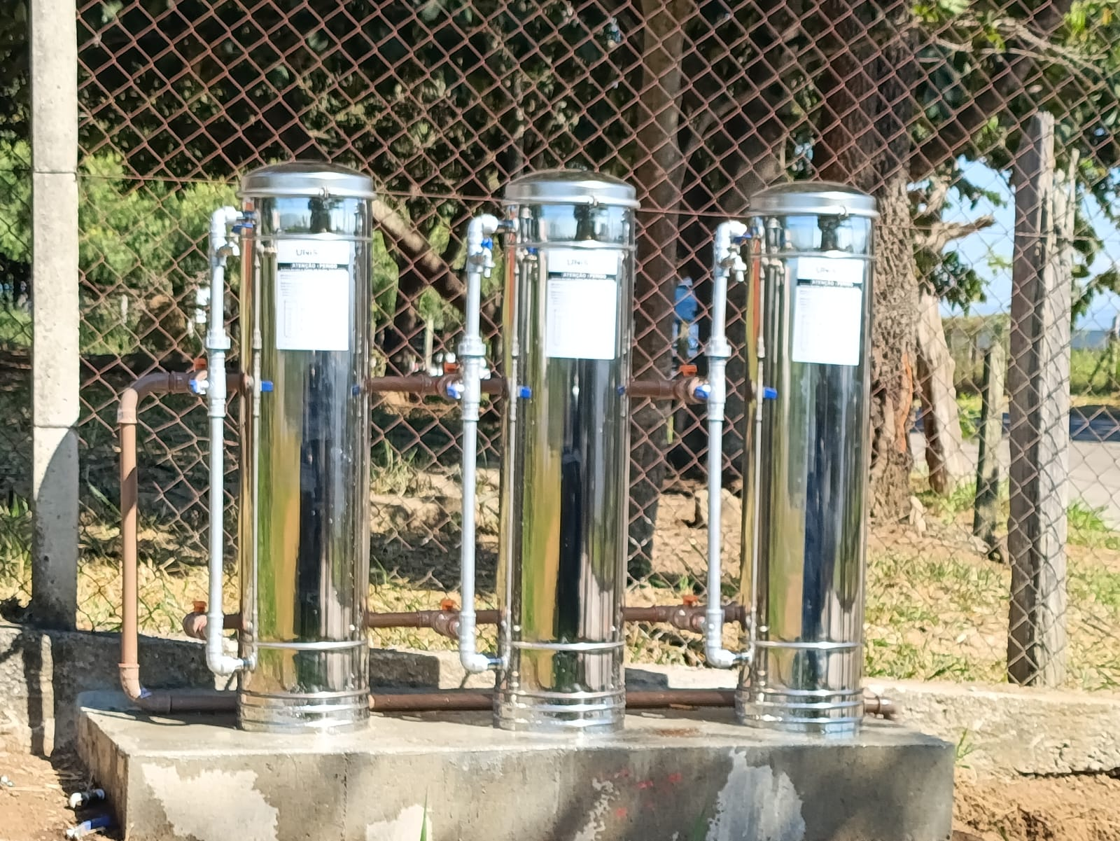 Sistema de filtragem instalado pela JM Aquecimento